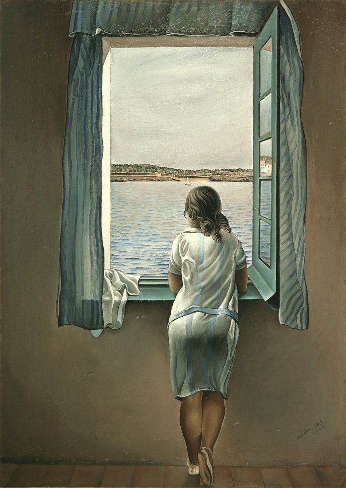 Figure at a Window by Dali (1925)