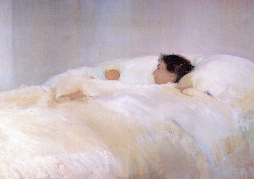 Mother by Joaquin Sorolla (1895)