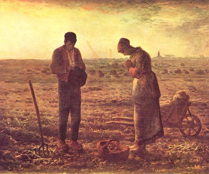 The Angelus by Jean-François Millet (1859)