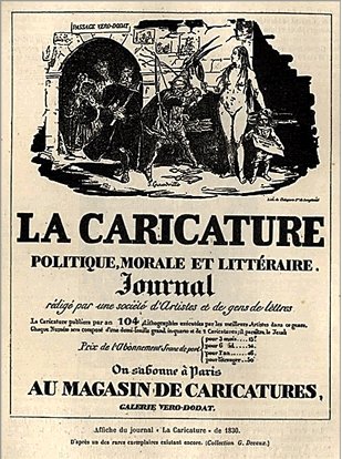 1830 issue of La Caricature