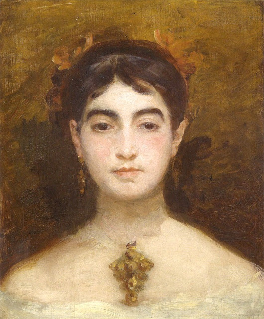         Self Portrait  by Marie Bracquemond             (1870)                          