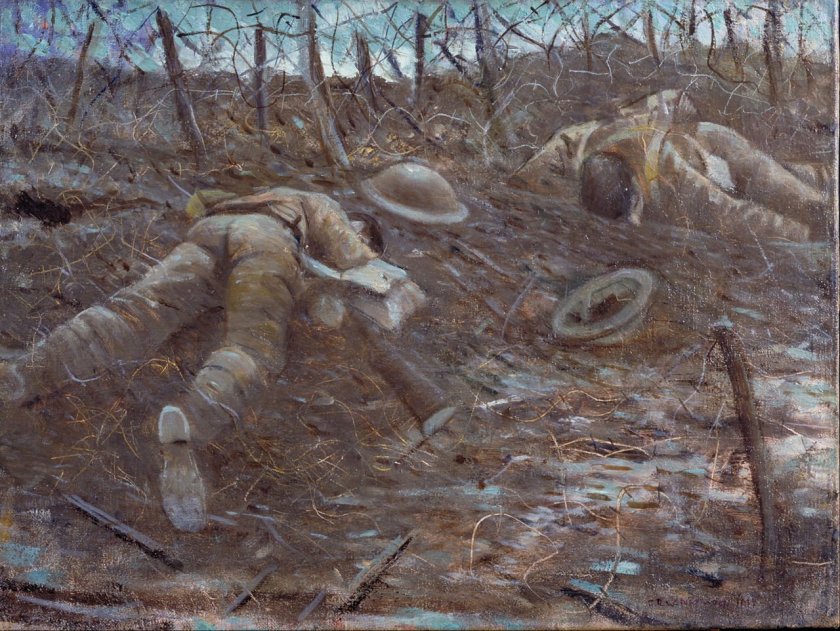 Paths of Glory  by C.R.W. Nevinson (c.1917)