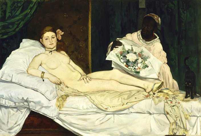 Olympia by Manet (1863)