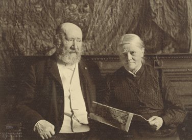 Hendrik Willem Mesdag  and his wife Sientje Mesdag-van Houten, (1906)