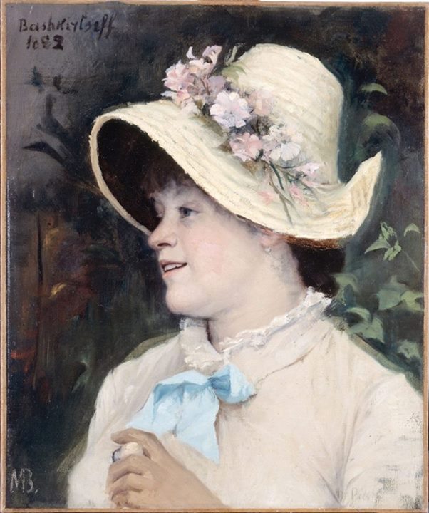 Parisienne, Portrait of Irma by Marie Bashkirtseff (1882)