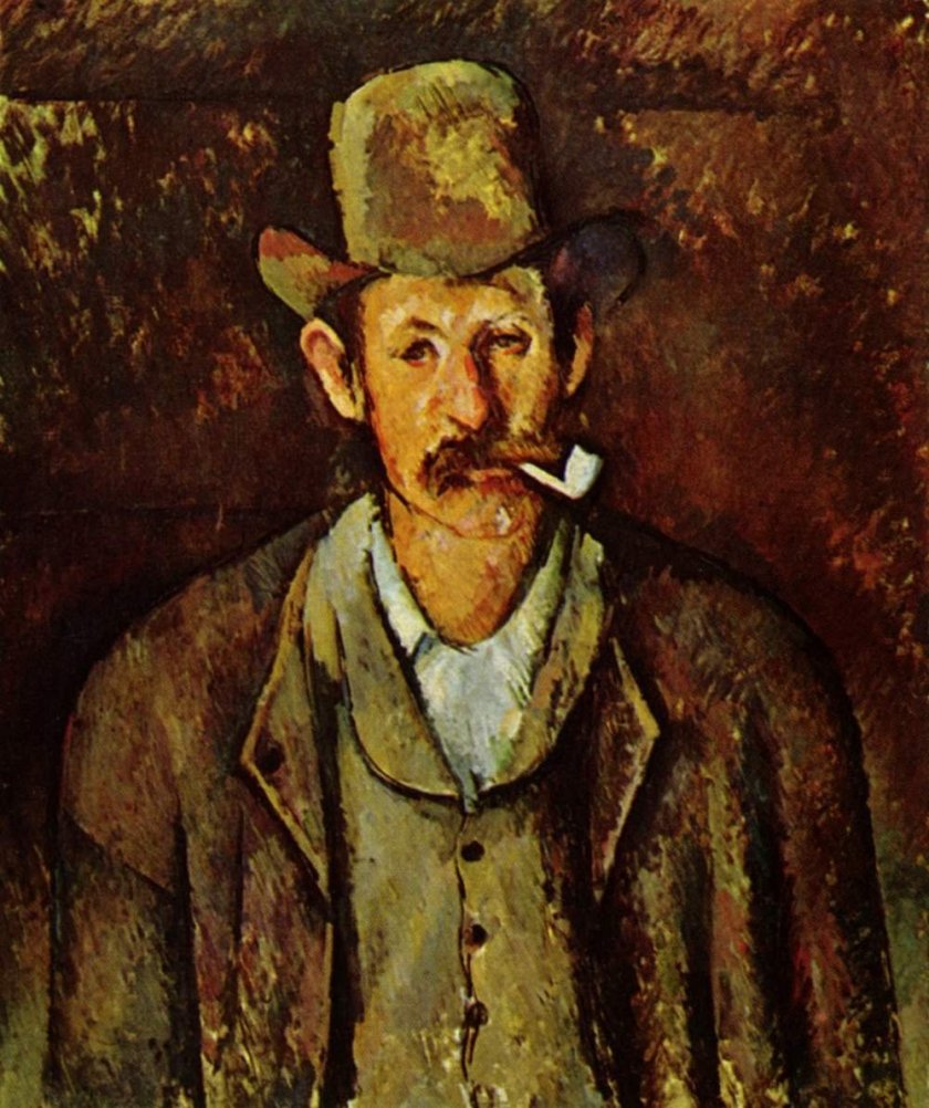 Man with a Pipe by Paul Cezanne (1892)