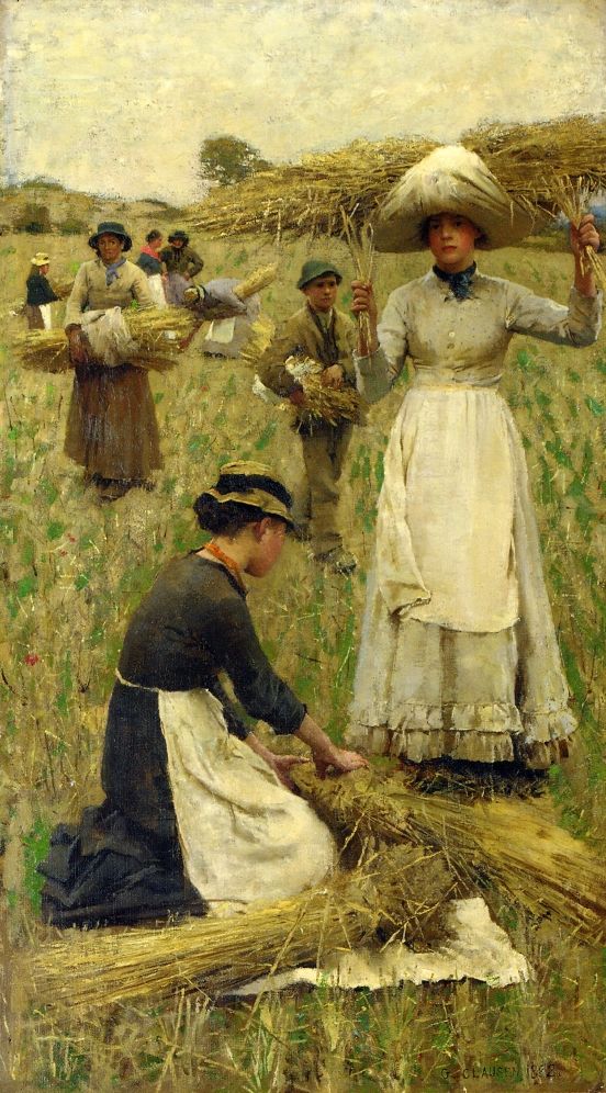 The Gleaners by George Clausen (1882)
