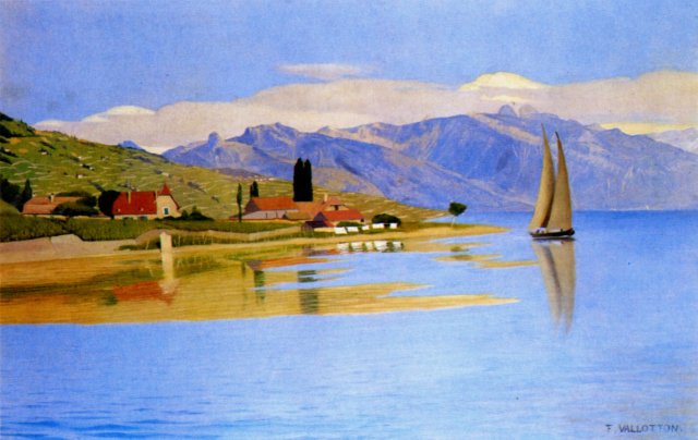 The Port of Pully by Félix Vallotton (1891)