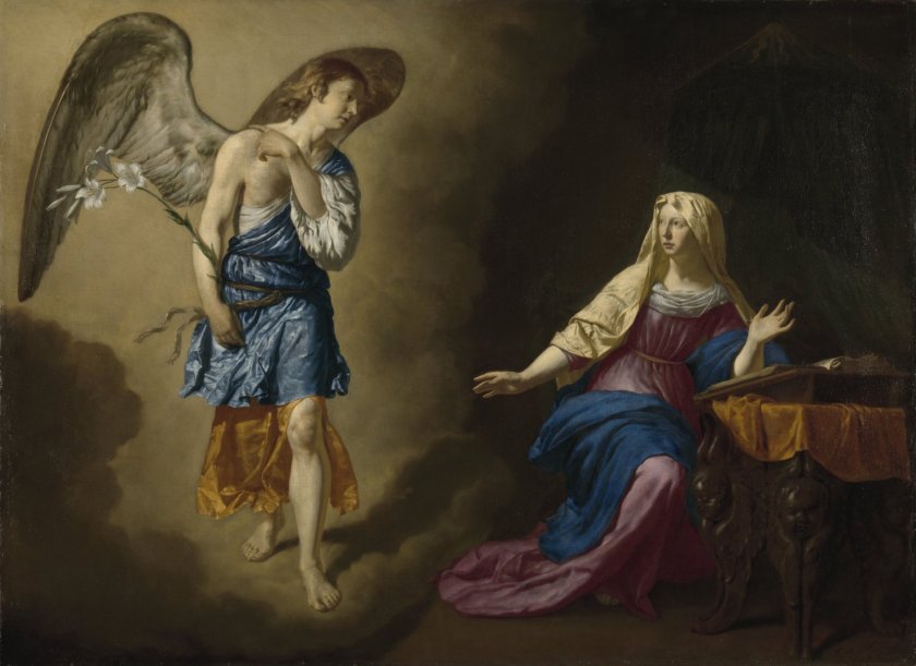 The Annunciation to the Virgin by Adriaen van de Velde (1667)
